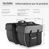 Sacoche de vélo 35 litres pour porte bagages arrière - noir Voir les images du produit 6