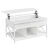 A white lift-top coffee table with storage. Náhled obrázku produktu