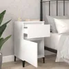 vidaXL Noční stolek bílý 40x35x70 cm Náhled obrázku produktu 3