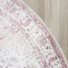 Volero - Teppich Vintage Rund - Lago Rot Rosa - Ø 120 cm - Produktbild-Vorschau 8