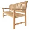 VCM 4-Sitzer Gartenbank Parkbank | hochwertig | Teak Holz Produktbild-Vorschau 3