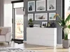 Komoda 140 cm, 6 zásuviek, skriňa FRAMIRE R-140, biela Náhľad obrázku produktu 2