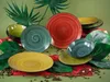 CreaTable, 23965, Samoa Bunt, Tellerset 12-tlg, Steinzeug Produktbild-Vorschau 2