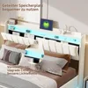 Čalúnená posteľ Fortuna Lai 160x200 cm s LED osvetlením a Náhľad obrázku produktu 6