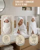 HECKBO Serviette à capuche bébé avec souris et gant de Voir les images du produit 5