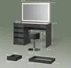 Coiffeuse Livinity Imola Anthracite avec miroir LED et Voir les images du produit 3