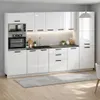 ULWEHOME | Küchenzeile 300 cm Weiß Hochglanz, Produktbild-Vorschau 4