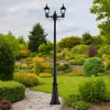 MasterLED Lampa LED na słupie 2-płomieniowa E27 Czarna Podgląd zdjęcia produktu 5