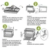 Scolapiatti a 2 ripiani con vaschetta di raccolta e Anteprima dell’immagine prodotto 5