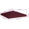 Zadaszenie do altany, 310 g/m², 3 x 3 m, bordowe Podgląd zdjęcia produktu 6