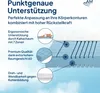Diagrammatic representation of a mattress with callouts highlighting its features. Produktbild-Vorschau