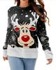 Weihnachten pullover frauen faul herbst und winter stil Produktbild-Vorschau 1