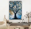 MuchoWow® - Leinwandbilder - Baum - Blau - Gold - Abstrakt, Produktbild-Vorschau 7