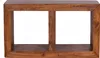 WOHNLING Sheesham Standregal Massiv mit 2 Böden Massivholz Produktbild-Vorschau 9