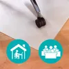 Vloerbeschermende stoelmat Productafbeelding-voorbeeld 2