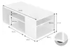 ML-Design Couchtisch in Weiß, 110x50x41 cm, Geräumiger Produktbild-Vorschau 7