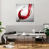 Bilder auf glas - Trinken glas wein - 70x70cm - Glasbilder Produktbild-Vorschau 6