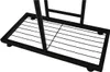 Close-up view of the black metal base of a plant stand. Náhľad obrázku produktu