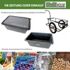 Fahrradanhänger mit Kupplung 90L Plane Handwagen Produktbild-Vorschau 6