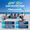 SUN NINJA Strandzelt mit UPF50+ - Sonnenschutz Strand Produktbild-Vorschau 3