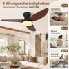 100cm Deckenventilator mit Beleuchtung DC Motor 3 Produktbild-Vorschau 3