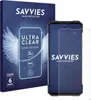 6x Für Doogee S200 Schutzfolie Savvies Displayschutz Produktbild-Vorschau 2