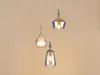 LED Pendelleuchte 3-flammig rund für hohe Decken mit Glas Produktbild-Vorschau 1