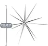 COM-FOUR® 2x Weihnachtsstern zum Hängen - kleiner und Produktbild-Vorschau 6