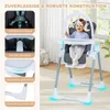 COSTWAY Kinderhochstuhl, Babystuhl mit Liegefunktion, Produktbild-Vorschau 7
