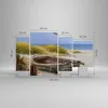 Bild auf Leinwand - Leinwandbild - 4 Teile - Strand Möwen Produktbild-Vorschau 3