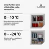 Klarstein Irene Retro lednice a mrazák, 31 litrů, lednice a Náhled obrázku produktu 2