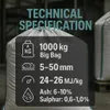 Steinkohle 1000kg Anthrazitkohle 5-50mm Hoher Heizwert Produktbild-Vorschau 5