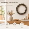 Türkranz Weidenkranz Natur 30 x 30 x 3 cm Produktbild-Vorschau 2