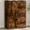 Sideboard Räuchereiche 60x31x84 cm Holzwerkstoff Produktbild-Vorschau 2