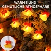 Weihnachtsbeleuchtung, 2 Meter, 10 LEDs, Weihnachtsmann mit Produktbild-Vorschau 5