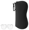 kwmobile Brillenetui aus Neopren in Schwarz - weiche Tasche Produktbild-Vorschau 8