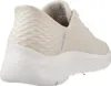 A close-up rear view of a beige sneaker. Náhľad obrázku produktu
