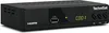 A black TechniSat HD-C 232 HDTV Kabel-Receiver is shown from a three-quarter front angle against a white background. Produktbild-Vorschau