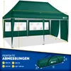 tillvex Pavillon 3x6m - mit 3 Seitenwänden Grün wasserdicht Productafbeelding-voorbeeld 7