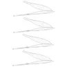 4x Edelstahl BBQ Fischbräter 42 x 9 cm Fischgriller Produktbild-Vorschau 1
