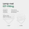 Spectrum LED Peerlamp A60 E27 Mat - 20W 2300lm 3000K - Productafbeelding-voorbeeld 5