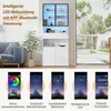 Merax Vitrine 70x30x200cm mit 2 Glastüren und 2 Schränke, Produktbild-Vorschau 10