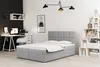 Boxspringbett Schlafzimmerbett FRASCO 140x200cm in Stoff Produktbild-Vorschau 1