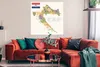 MuchoWow® Poster Karte von Kroatien mit den wichtigsten Produktbild-Vorschau 2