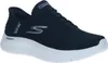 A studio shot of a black Skechers Go Walk Flex Slip-Ins sneaker against a white background. Náhľad obrázku produktu