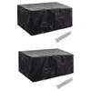 vidaXL Couvertures pour meubles de jardin 2 pcs. 8 oeillets Voir les images du produit 6