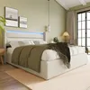 okwish Polstebett 160x200cm Doppelbett mit hydraulischem Produktbild-Vorschau 2
