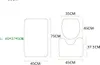 3PC Badezimmer Set Teppich Contour Matte Toilettendeckel Produktbild-Vorschau 2