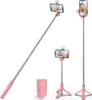 Beleuchtetes Selfie-Stick-Stativ, abnehmbare Produktbild-Vorschau 1
