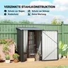 Záhradný domček OUTSUNNY 845-530, tmavo sivý - B Náhľad obrázku produktu 4